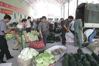 首家放心农副产品批发市场(图)